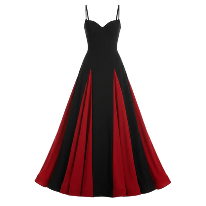 Sub Rosa black two-tone flowing gown – Antithesis Society