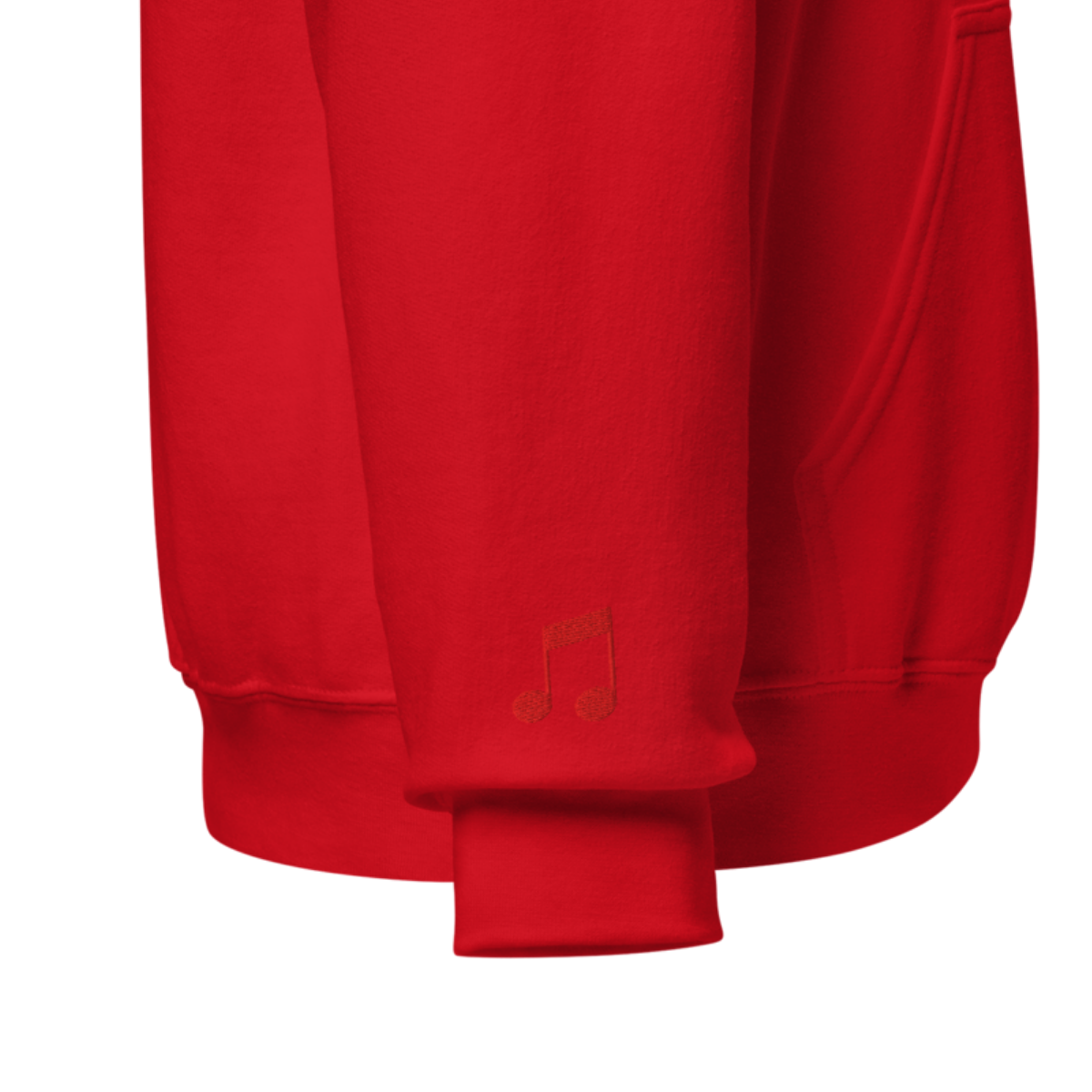 Shannon McNeal red embroidered signature hoodie, view 6