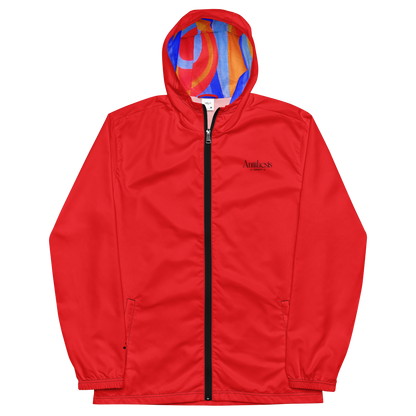 Red II red windbreaker jacket – Antithesis Society