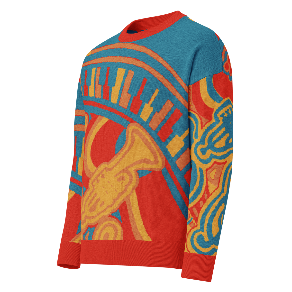 Fortissimo abstract knit sweater – Antithesis Society