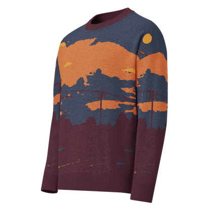 Moonlight Sonata abstract knit sweater – Antithesis Society